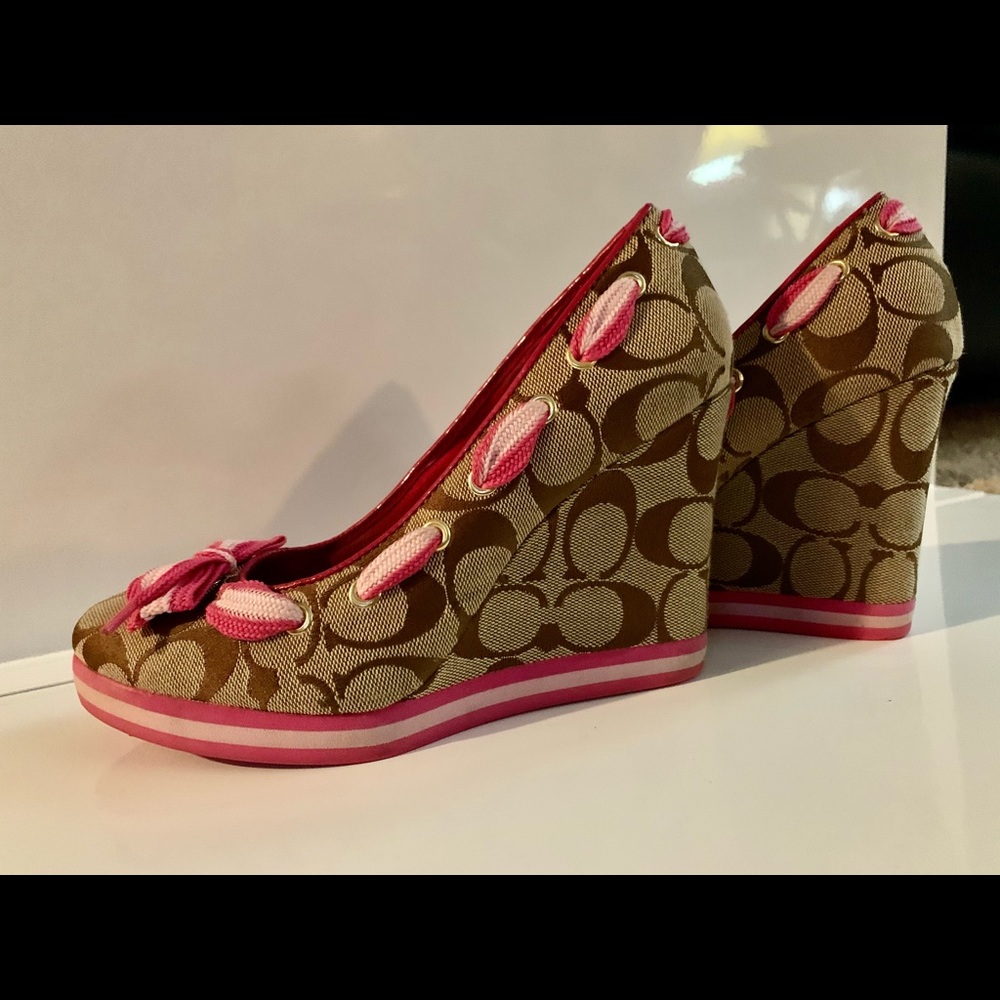 Coach Wedge Size 6.5